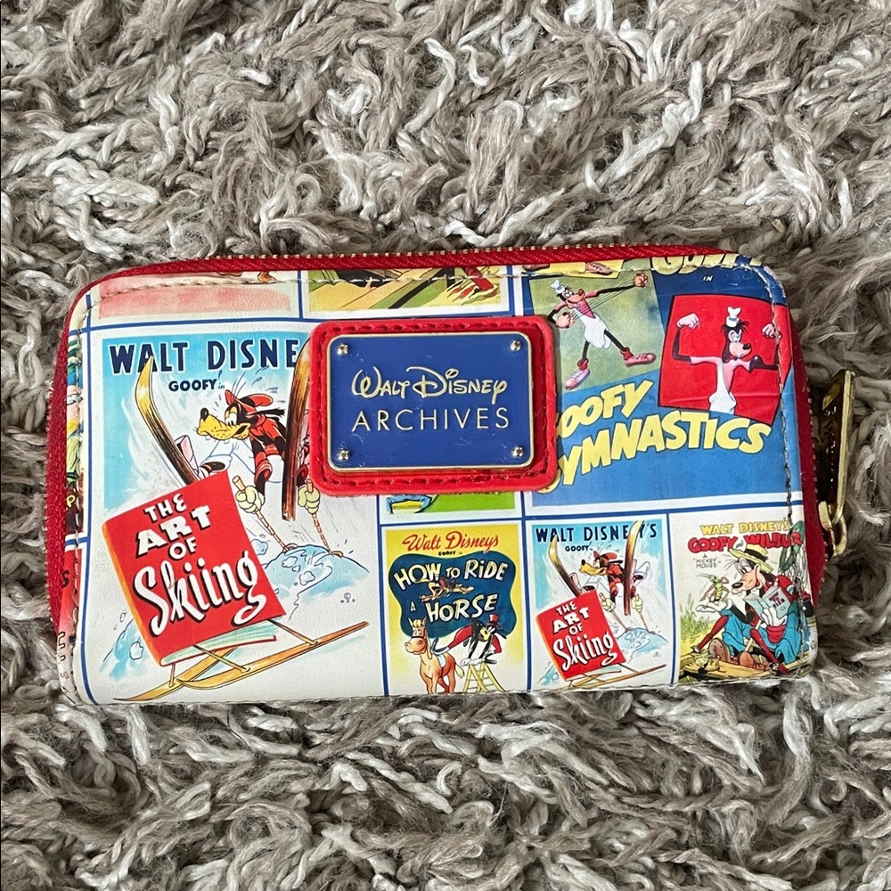 Walt Disney Archives Comic Strip Wallet